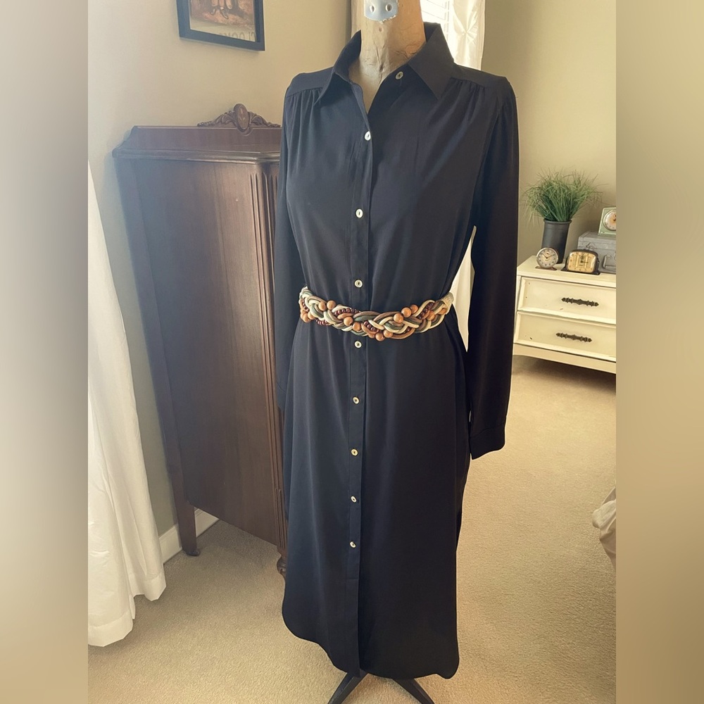 Sheer black dress/duster.